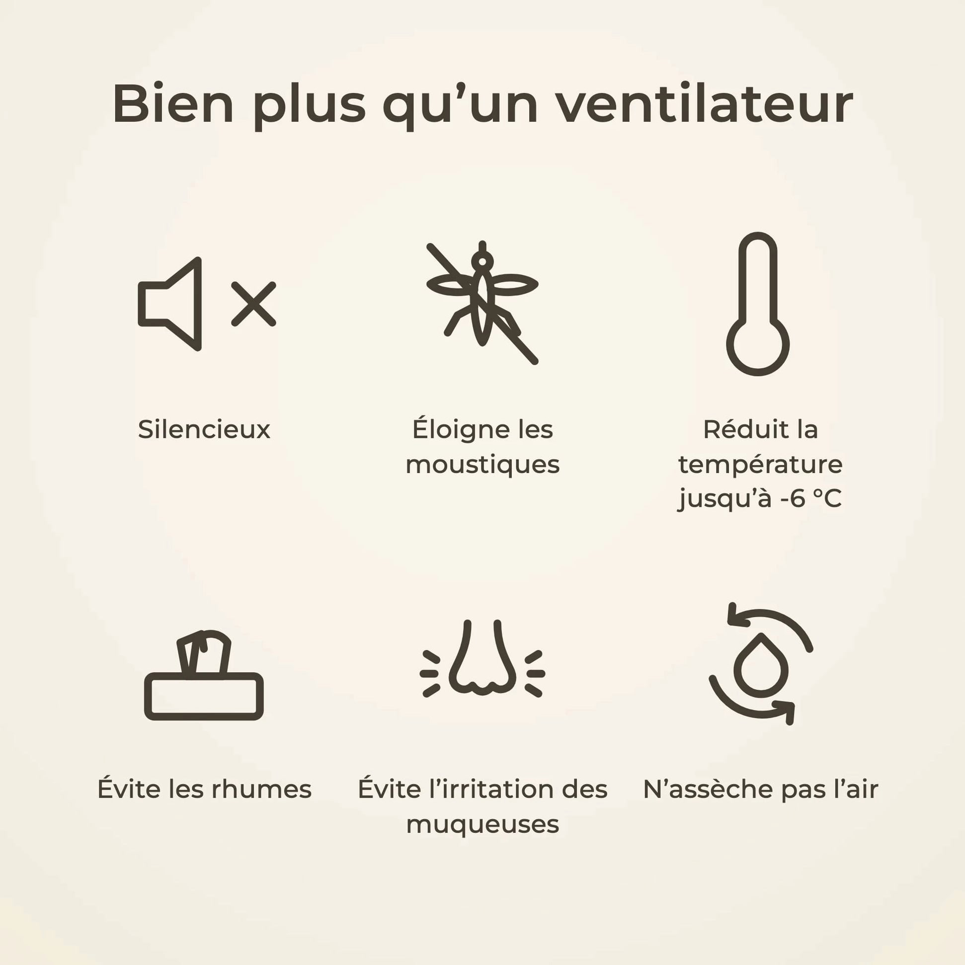 Libellule teinté Chêne | Ventilateur de plafond
