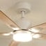 Mistral teinté Chêne | Ventilateur de plafond
