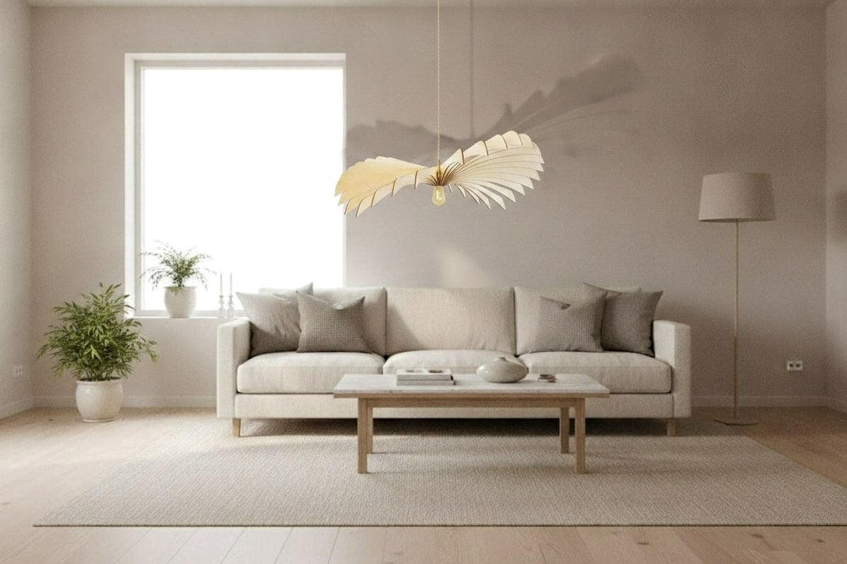 Avec le luminaire